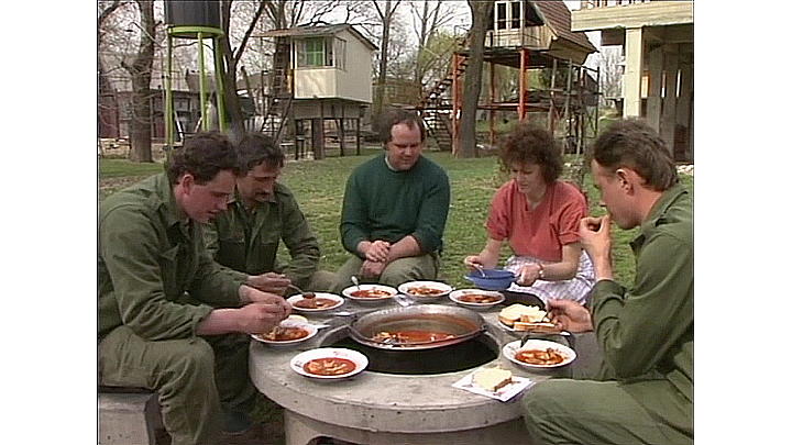 Sharing paprika-spiced fish soup with Hungarian fishermen. The Rich Tradition: Hungary